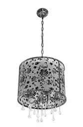 Люстра Brille подвесная с абажуром E14 40W CH (BR-01 251S/4)