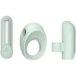 Набір секс іграшок Dreamtoys Glam 3-in-1 Play Kit 3 шт. бірюзовий