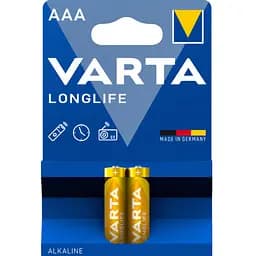 Батарейка Varta Longlife AAA Alkaline Bli 2 шт. (04103101412)