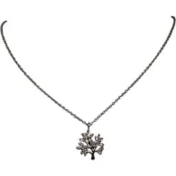 Срібне кольє Діама Дерево з фіанітами. Артикул 51011938695