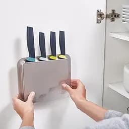 Набір кухонних ножів із кейсом для зберігання Joseph Joseph Elevate DoorStore 5 предметів різнокольоровий (10303) - мініатюра 5