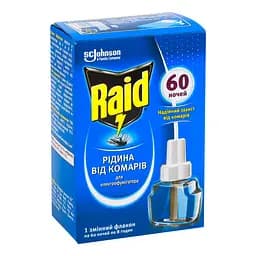 Рідина для електрофумігаторів Raid від комарів 60 ночей - мініатюра 3