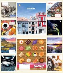 Тетради ученические 60 листов линия Твердая ТЕ22612 Микс 60ЛВ2, 10 шт. в упаковке