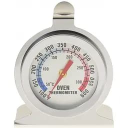 Термометр для духовки Kitchen Thermo, механический, серебристый, с цветной шкалой 30–320°C