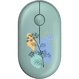 Бездротова миша 2E MF300 FLORA:DILL Silent WL BT, зелений (2E-MF300WFLORAGN)