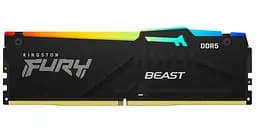 Модуль памяти Kingston Fury DDR5 16GB Beast 5600MHz Black RGB AMD EXPO (KF556C36BBEA-16)