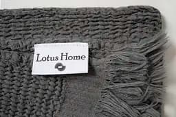Рушник Lotus Home - Rius antrasit антрацит 90x170 - мініатюра 3