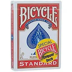 Карти для фокусів United States Playing Card Company Bicycle Stripper deck (конусна колода) (red blue) (59854)
