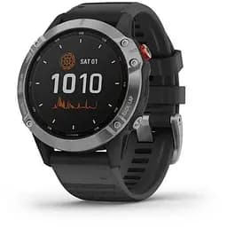 Garmin Fenix ​​6 Solar Silver with black band (010-02410-00)