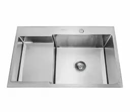 Мийка кухонна Kraft Handmade HS7848 AR права + кошик 780х480х230х3 мм 30412