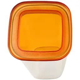 Ємність для зберігання MBM HOME 2.2 л прозора/помаранчева (KP-146 XL T/ORANGE) - мініатюра 3