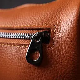 Невелика жіноча сумка з натуральної шкіри Vintage 22398 руда - мініатюра 9