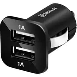 Автомобільний зарядний пристрій Real-El CA-22 USB