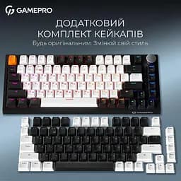 Клавіатура GamePro Asgard Valhalla 75% Exploded QLAB Orange Switches (MK160B Pro) - мініатюра 10