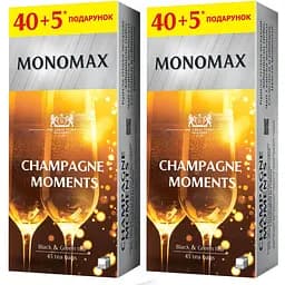 Набір пакетованого чаю Monomax Champagne Moment 135 г (90 шт. x 1.5 г)