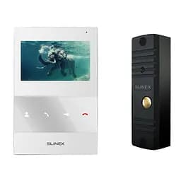 Комплект відеодомофону Slinex (SQ-04M(White) + ML-16НR(Black)) - мініатюра 2