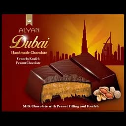 Дубайський шоколад Alyan Dubai Peanut з арахісовою пастою 100 г