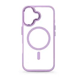 Чехол для Apple iPhone 16, Unit MagSafe, розовый, прозрачный, магсейф, противоударный, магнитный, панель-накладка с поддержкой MagSafe, с поддержкой беспроводной зарядки, TPU+PC, защита всего корпуса, ударостойкий, ArmorStandart (ARM78725)