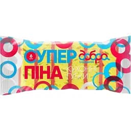 Губки кухонні Добра господарочка Супер піна, 6 шт. (4820086521178)