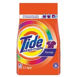 Пральний порошок Tide Аква-Пудра Color 2.1 кг - мініатюра 2