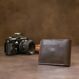 Шкіряний чоловічий гаманець Grande Pelle 11х9х2 см acs0027513 - мініатюра 4