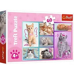 Пазли Trefl Милі котики 60 елементів