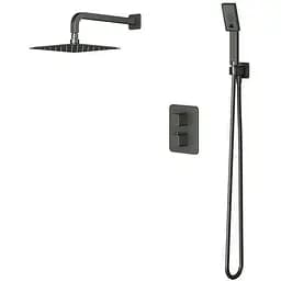 Душова система з термостатом Omnires Parma grafit SYSPM11GR, Графіт