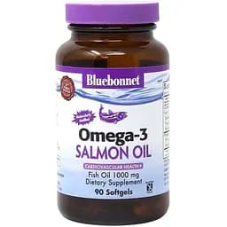 Жирні кислоти Bluebonnet Nutrition Natural Omega-3 Salmon Oil 90 капсул