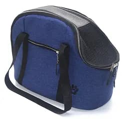 Сумка переноска для кошек и собак Zoo-hunt Loft №0 22х32х27 см синяя