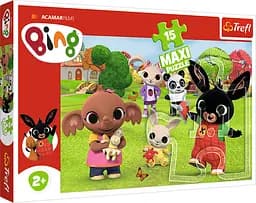 Набор Пазлы - (15 элм. MAXI) - "Бинг с друзьями"