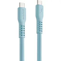 Кабель Proove Eternal USB-C to USB-C 60W 1m Light Blue (CCET60002208) [131026]
