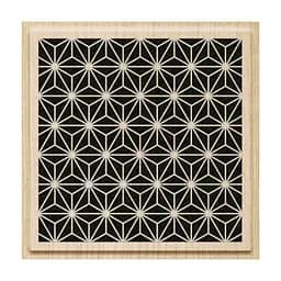 Штамп деревянный Фоновый Звезды 7×7 см Heyda