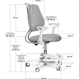 Дитяче крісло Evo-Kids Mio Ergo Grey (Y-507 G) - мініатюра 3