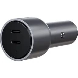 Автомобільний зарядний пристрій Satechi Car Charger Space Dual USB-C PD 40W Gray (ST-U2C40CCM) - мініатюра 2
