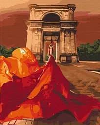 Картина по номерам на подрамнике Brushme Триумфальная красавица