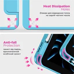Чохол ArmorStandart Y-Type PEN для Apple iPad Air 10.9` (2020-2022)/Air 11` (2024-2026)/Pro 11` (2020-2022) Blue (ARM77525) [142396] - мініатюра 6