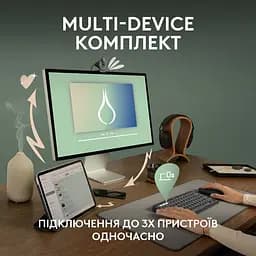 IT набір Logitech Pebble 2 Combo - Tonal Graphite - US INT'L - 2.4GHZ/BT (6915632) - мініатюра 7