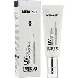 Сонцезахисний крем Medi-Peel Peptide 9 UV Derma Sun Cream SPF50+ PA+++, з пептидами. 50 мл - мініатюра 2