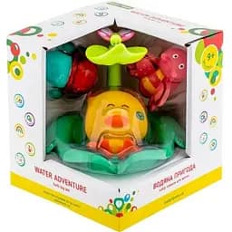 Набор игрушек для ванны Baby Team Водное приключение разноцветный (9036_набор с ракушкой)