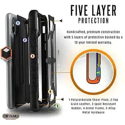 Оригінальний протиударний чохол UAG Monarch для iPhone XS/X Platinum IPHX-M-PL - мініатюра 3
