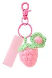 Брелок в'язаний Полуниця Strawberry 10 см