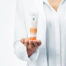 Сонцезахисний крем проти пігментних плям 3 в 1 Vichy Idеal Soleil з тонуючим ефектом SPF 50+ 50 мл (M9740000) - мініатюра 5