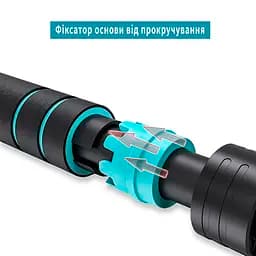 Розсувний розпірний турнік EasyFit BlueGymBar 70-95 см - мініатюра 5