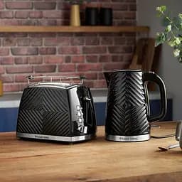 Тостер GrooWe 2 Slice 850Вт, підігрів, розморожування, пластик, чорний Russell Hobbs kuh0014907 - мініатюра 3
