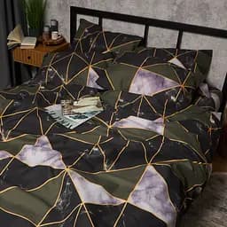 Набір наволочок Moon&Star Мікросатин Premium Golden Marble 40х60 см 2 шт - мініатюра 3