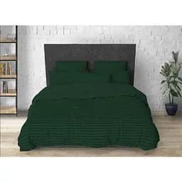 Простирадло MirSon Бязь 17-0612 Stripe Emerald 220х150 см (2200008201685)
