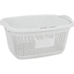 Кошик для білизни Violet House Віолетта White, 28 л, білий (1002 Віолетта W 28 л)