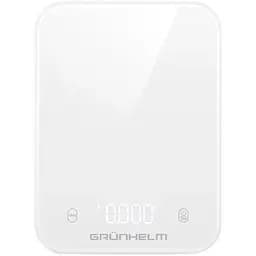 Ваги кухонні Grunhelm  KES-035LW максимальна вага 5 кг білі (129944)