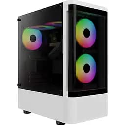 Корпус GAMDIAS TALOS E3 CG WH без БЖ White (4711514501209) - мініатюра 4