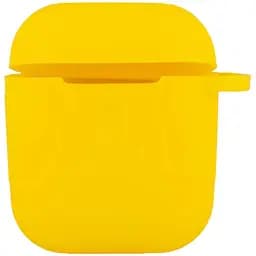 Футляр для навушників Airpods 1/2 With Lock Жовтий